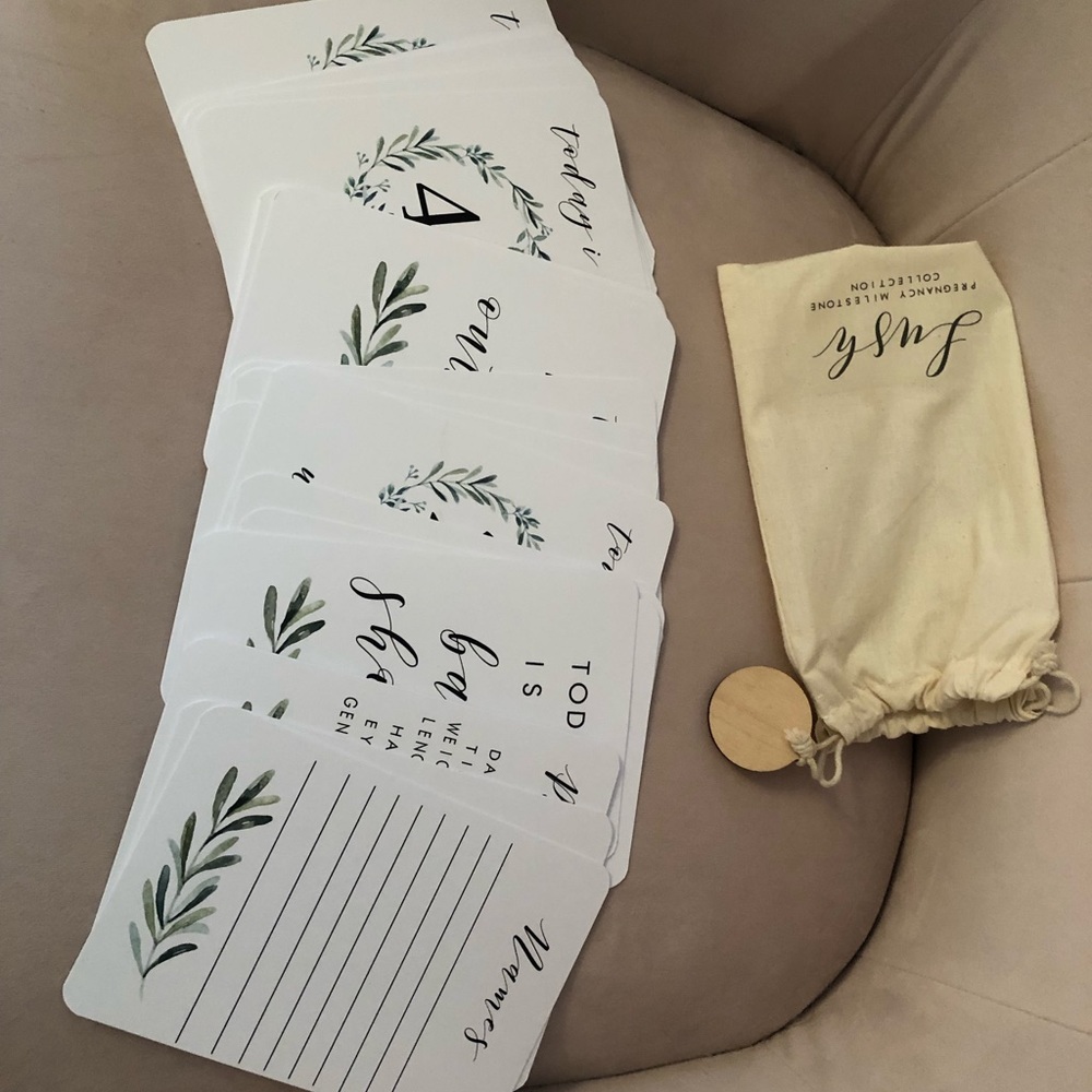 Blossom & Pear Milestone cards